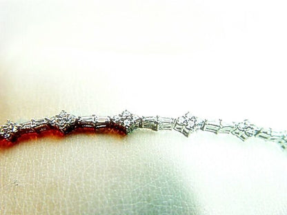 DIAMOND ROUND 52 STONE BAGUETTE 26 STONE BRACELET