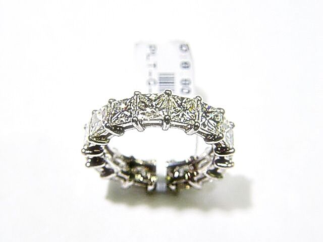 DIAMOND BAND 16 PRINCESS SHAPE DIAMOND ETERNITY BAND