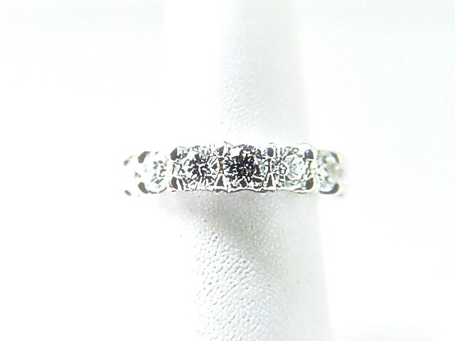 DIAMOND 16 ROUND BR SHAPE U BASKET ETERNITY SET BAND COMMON PRONG SET DIAMOND