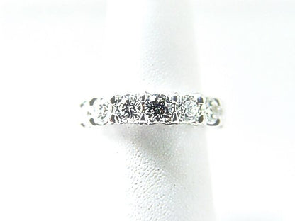DIAMOND 16 ROUND BR SHAPE U BASKET ETERNITY SET BAND COMMON PRONG SET DIAMOND