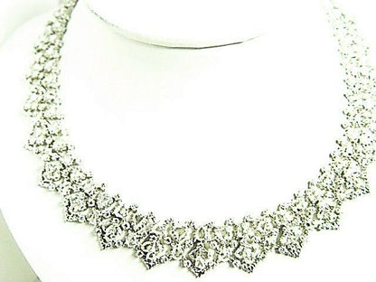 DIAMOND ROUND BRILLIANT SHAPE SPECIAL CUT ROSE SHAPE MULTI SIZE PEAR NECKLACE
