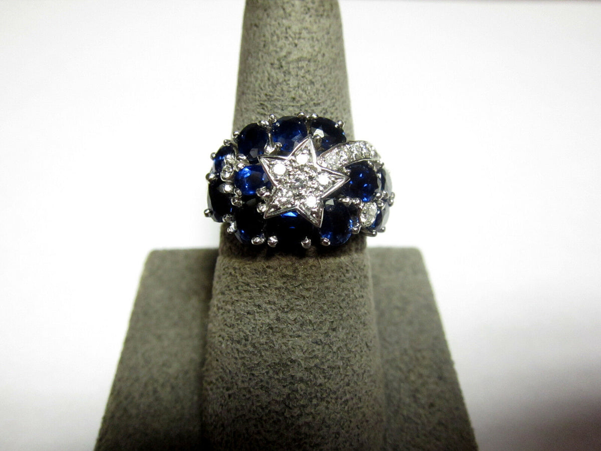 SAPPHIRE DIAMOND BAND