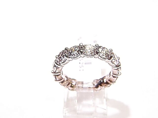 DIAMOND 14 STONE ROUND BRILLIANT ETERNITY BAND HAND MADE MOUNTING DIAMOND BAND