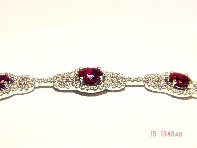 RUBY DIAMOND 8 OVAL SHAPE DIAMOND ROUND BRILLIANT 2.66 CT