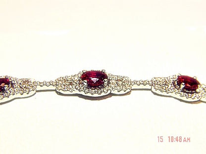 RUBY DIAMOND 8 OVAL SHAPE DIAMOND ROUND BRILLIANT 2.66 CT