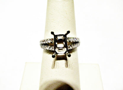 DIAMOND 36 STONE ROUND BRILLIANT SPLIT SETTING ENGAGEMENT SETTING RING DIAMOND
