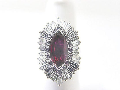 RUBY MARQUISE SHAPE 11.05X5.80X2.60MM DIAMOND RING