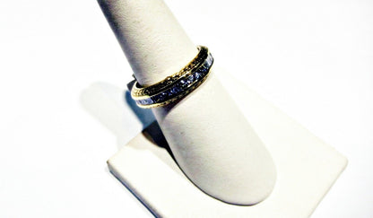 DIAMOND PRINCESS SHAPE ETERNITY BAND SET WEAVE DESIGN DIAMOND BAND DIAMOND RING