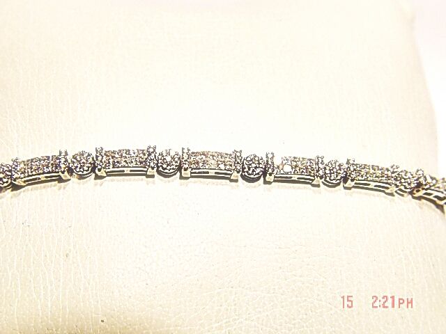 DIAMOND ROUND PRINCESS BRACELET