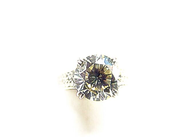 CERTIFIED DIAMOND CENTER 10.09X10.09X6.21MM CLARITY ENHANCED 3.83 CTTW