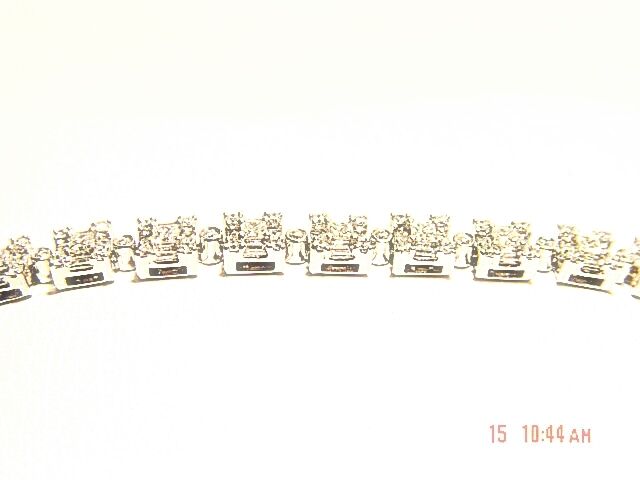 DIAMOND ROUND PRINCESS BAGUETTE SHAPE DIAMOND BRACELET