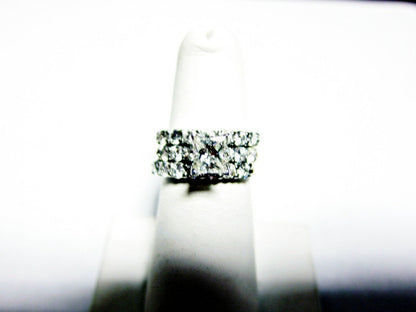 CERTIFIED DIAMOND PRINCESS CENTER SIDE 2 MATCH BAND ROUND BRILLIANT ENGAGEMENT