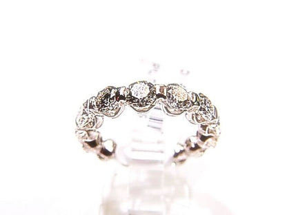 14 ROUND BRILLIANT DIAMOND COMMON BAR SET ETERNITY BAND DIAMOND ANNIVERSARY BAND