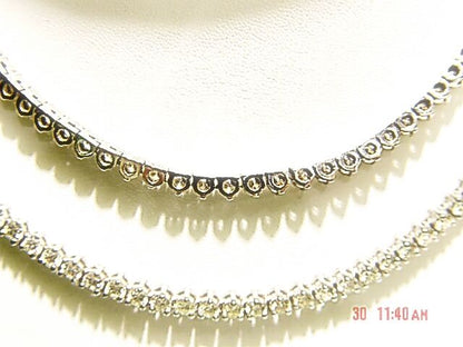 DIAMOND ROUND BRILLIANT SHAPE LONG NECKLACE UNISEX
