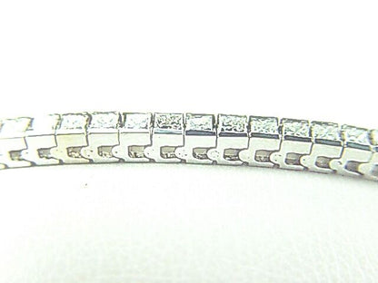 DIAMOND PRINCESS SHAPE CHANNEL SET TENNIS BRACELET 58 SHAPE DIAMOND BRACELET