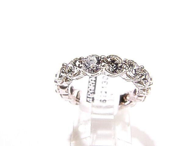 DIAMOND 15 SHAPE ROUND BRILLIANT DIAMOND ETERNITY BAND COMMON PRONG SET DIAMOND