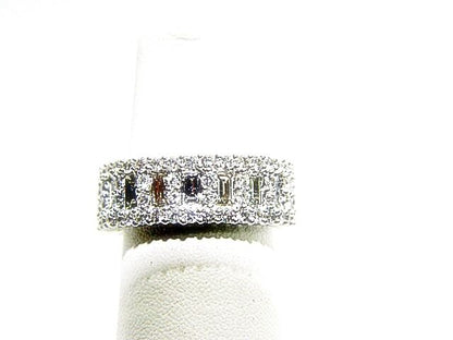 DIAMOND ROUND BRILLIANT BAGUETTE SHAPE ETERNITY SET DIAMOND