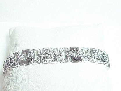 DIAMOND BLACK ENAMUEL BRACELET