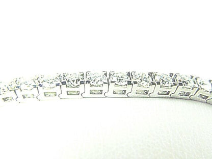 DIAMOND ROUND BR SHAPE 4 PRONG SET TENNIS BRACELET 32 STONE DIAMOND BRACELET