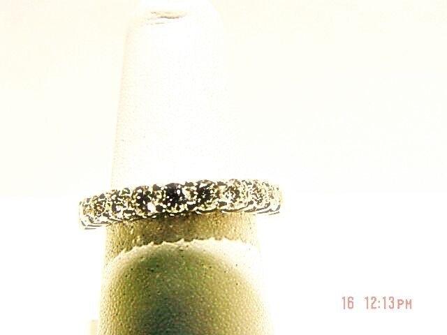 2.30 ct diamond round brilliant eternity band small portion size 18 k white gold