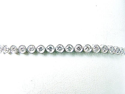DIAMOND 38 ROUND BR SHAPE BEZEL SET BRACELET DIAMOND TENNIS BRACELET DIAMOND SET