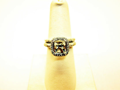 DIAMOND TWO PIECE ENGAGEMENT SETTING