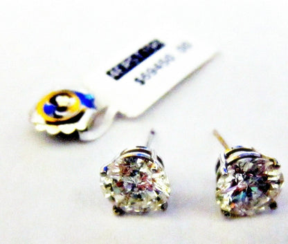 5.15 CT DIAMOND ROUND BRILLIANT SHAPE STUD EARRING CERTIFIED DIAMOND EARRING