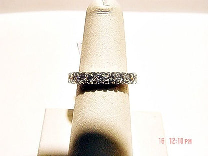 diamond round brilliant shape eternity band small portion for sizeing