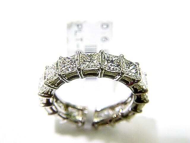 DIAMOND ETERNITY BAND 17 PRINCESS SHAPE DIAMOND ETERNITY BAND