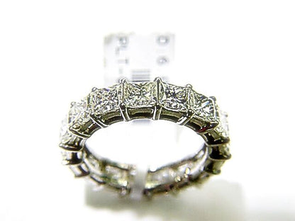 DIAMOND ETERNITY BAND 17 PRINCESS SHAPE DIAMOND ETERNITY BAND