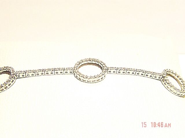 DIAMOND ROUND BRILLIANT SHAPE CIRCLE LINE DIAMOND BRACELET