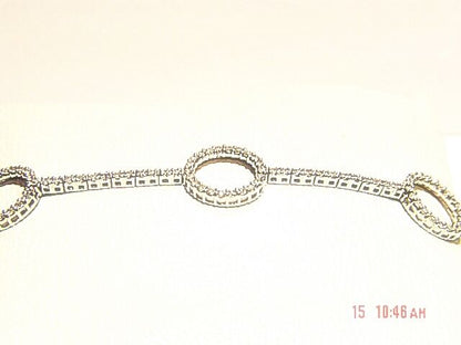 DIAMOND ROUND BRILLIANT SHAPE CIRCLE LINE DIAMOND BRACELET