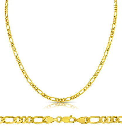 14k Yellow Gold Figaro Bracelets