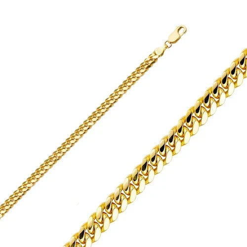 14k Yellow Gold Miami Cuban Chains