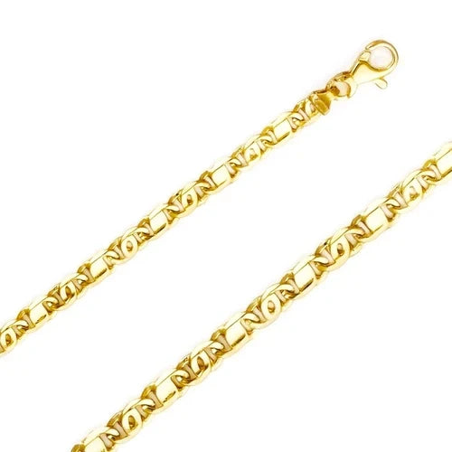 14k Yellow Gold Tiger Eye Chains