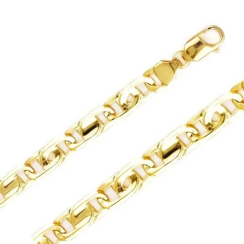 14k Yellow Gold Tiger Eye Chains