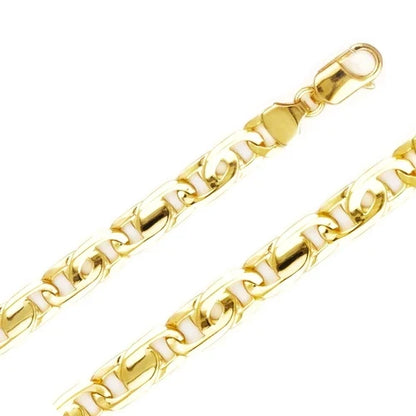 14k Yellow Gold Tiger Eye Chains