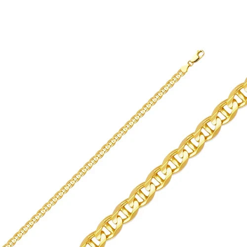 14k Yellow Gold Mariner Chains