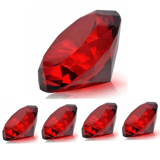 1 PCS Huge Cut 15.0mm Conical shape Ruby Red Garnet Diamonds Round Cut Loose Gemstones/YYC