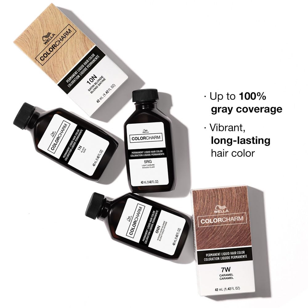 WELLA Color Charm Permanent Liquid Hair Color for Gray Coverage, Natural Light Blonde