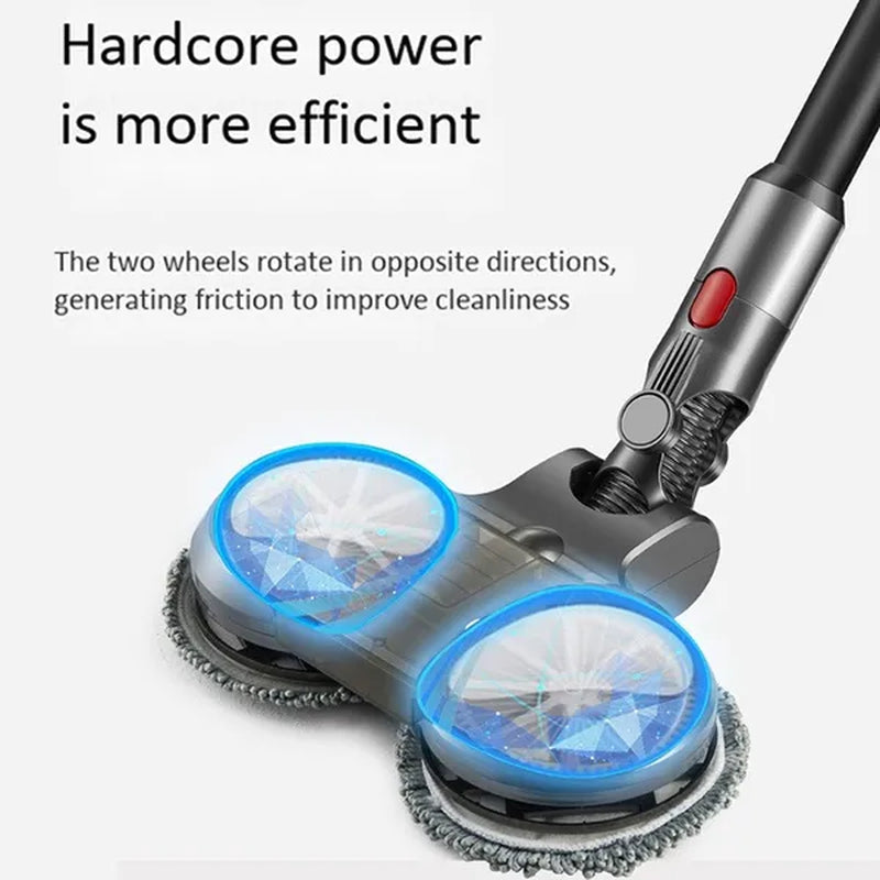 Electric Wet Dry Mopping Head for Dyson V7 V8 V10 V11 V15 Replaceable Parts with Water Tank Mop Head Mop Pads Water Cup