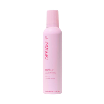 PUFF.ME Hair Volumizing Mousse | Lightweight & Flexible Hold Hair Mousse for Curls, Waves, or Straight Hair | Paraben & Sulfate-Free Hair Volumizer for Fine Hair with Vitamin B5 & E, 250Ml