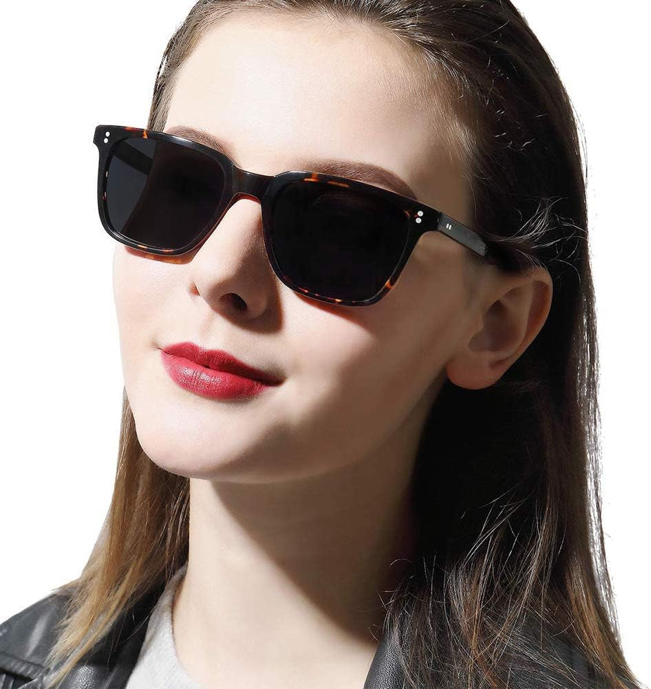 Acetate Polarized Sunglasses for Women Small Face - Antiglare UV400 Protection CA5354