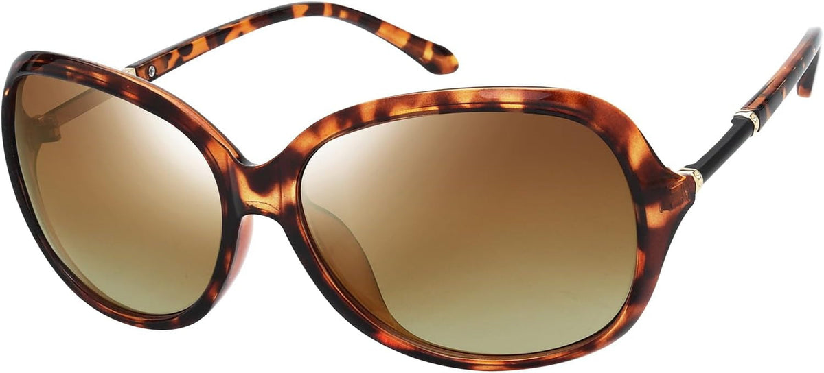 Women's Oversized Square Jackie O Cat Eye Hybrid Butterfly Fashion Sunglasses - Exquisite Packaging