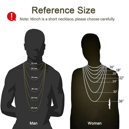 Fashion Hip Hop Iced Out Diamond Full Miami Curb Cuban Chain CZ Bling Rapper Necklaces for Women Men Jewelry