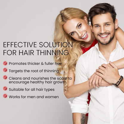 Biotin Hair Growth Shampoo for Men and Women - Treatment for Thinning Hair and Hair Loss - Biotin,Caffeine & Saw Palmetto Enriched Formula for Hair Thickening and Regrowth DHT Blocker 13.5 Floz