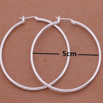 Delysia King Large Circle Earrings