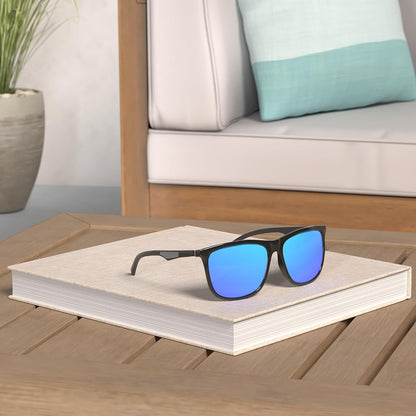Polarized Sunglasses for Men Aluminum Mens Sunglasses Driving Rectangular Sun Glasses for Men/Women