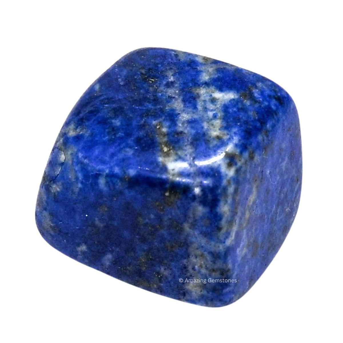 Lapis Lazuli Crystal Tumbled Stones Polished Rocks - Natural Gem Stones for Healing - DIY Crystals for Protection (1 Piece)