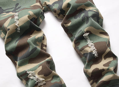 Boy'S Skinny Fit Ripped Destroyed Distressed Stretch Slim Jeans Pants